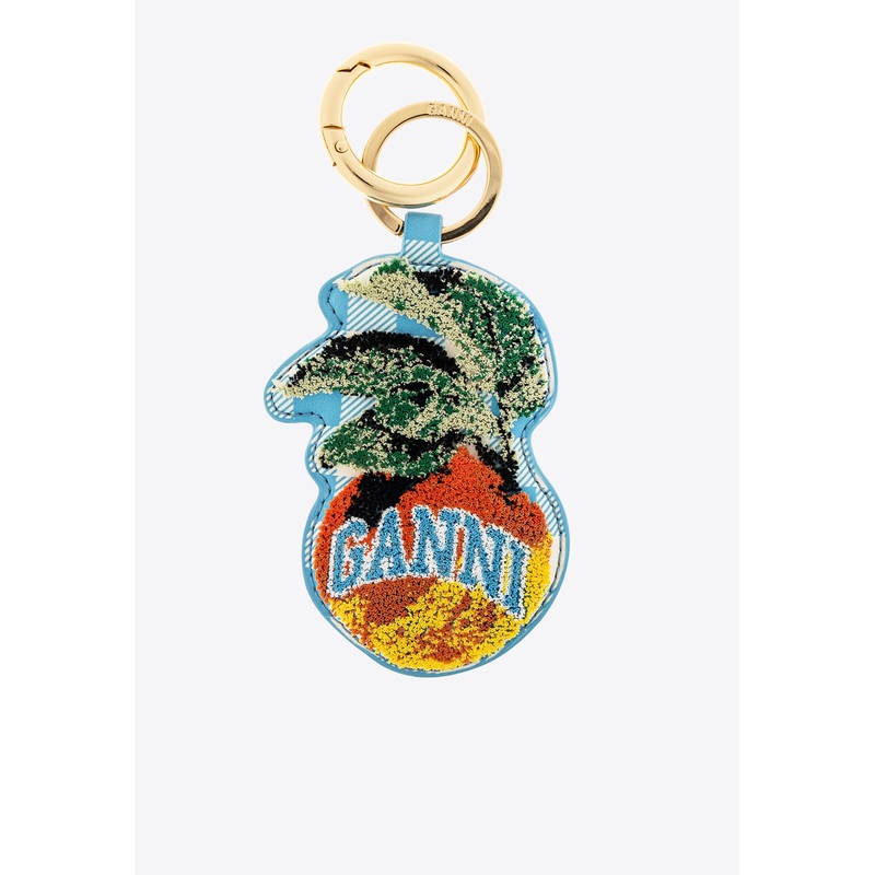 Apple Shaped Key-Ring Multicolor Onesize