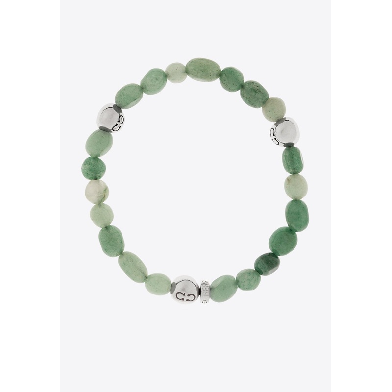Baroque Beads Bracelet Green 19