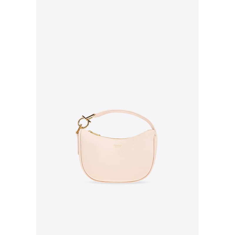 XS Gancini Leather Hobo Bag Pink Onesize