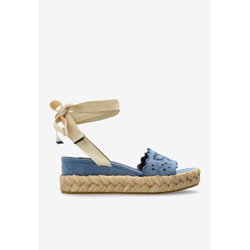 Arlee 60 Flatform Wedge Sandals Blue wshoeseu_EU 36