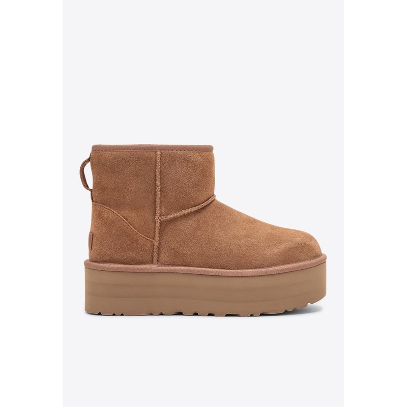 Classic Mini Platform Boots Chestnut wshoesus_US 5