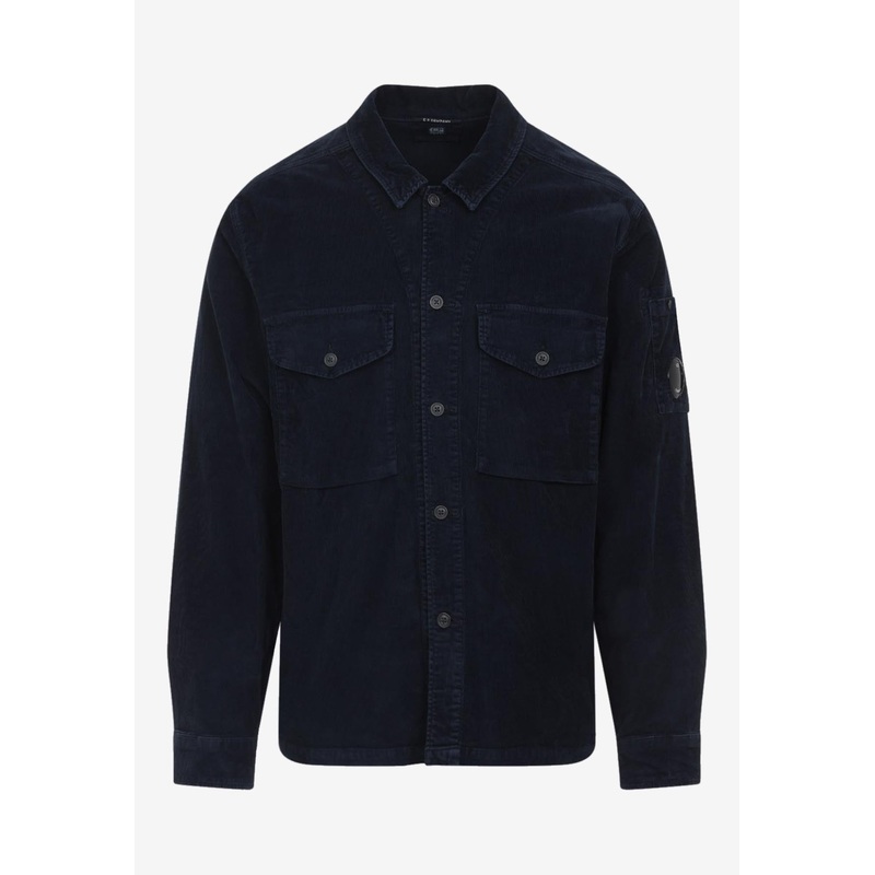 Corduroy Overshirt Blue mrtwstd_S