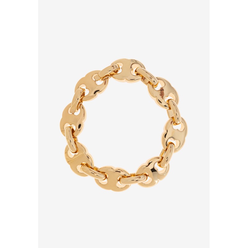 Gemini Link Brass Bracelet Gold Onesize