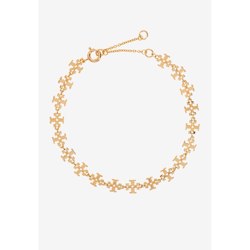 Kira Double-T Brass Bracelet Gold Onesize