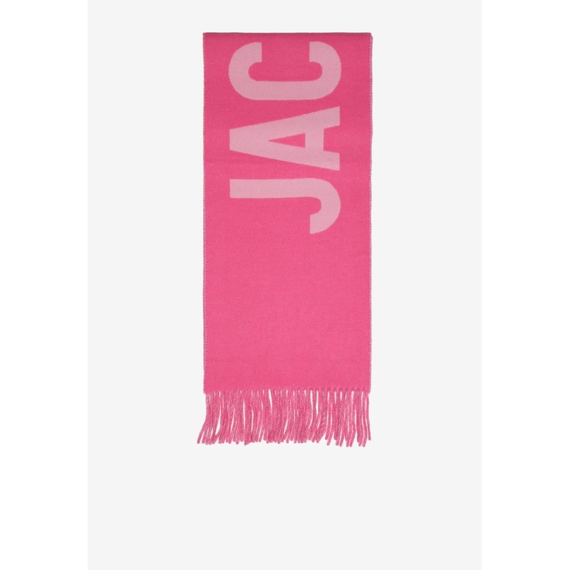 Logo Jacquard Scarf Pink Onesize