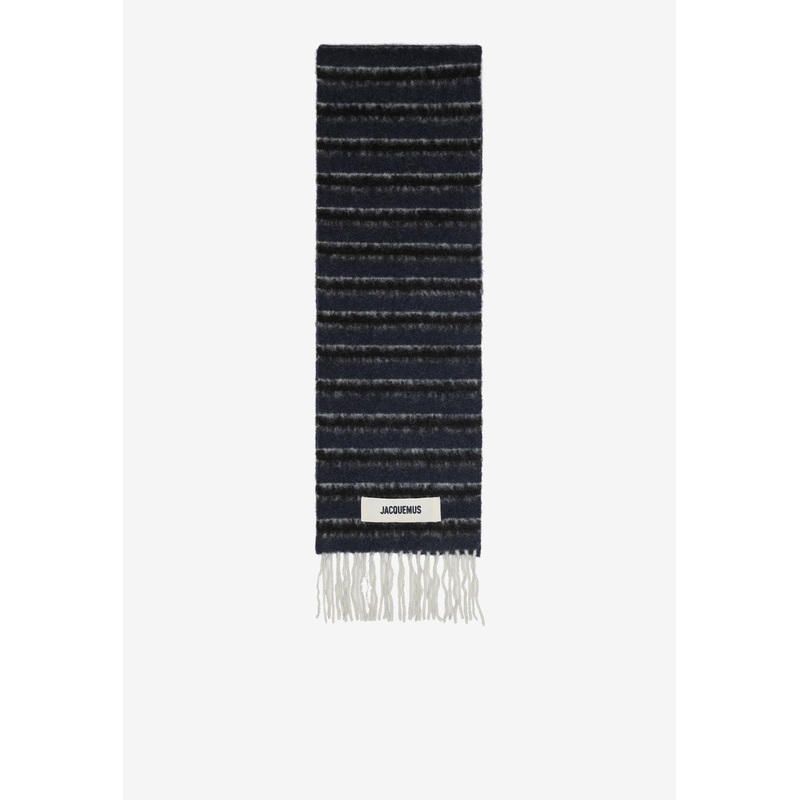 Rayures Scarf Blue Onesize
