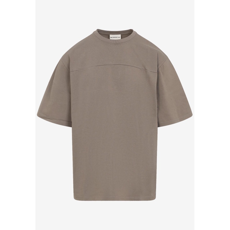 Short-Sleeved Crewneck T-shirt Mud mrtwstd_S