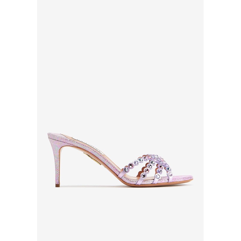 Tequila 75 Crystal Embellished Mules Pink wshoeseu_EU 36.5