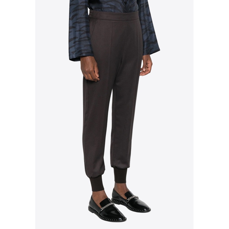 Wool Tapered-Leg Pants Gray wrtwit_IT 34