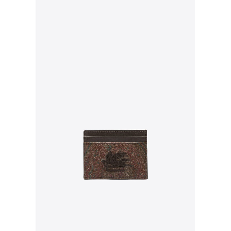 Arnica Embroidered Cardholder Brown Onesize