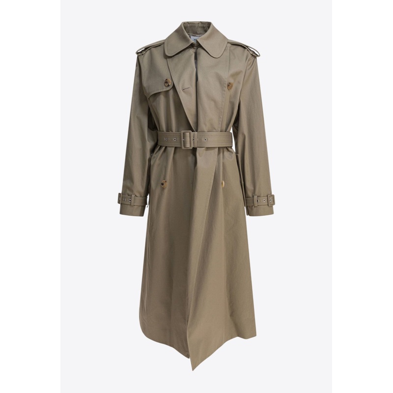 Buttoned Trench Coat Beige wrtwit_IT 38