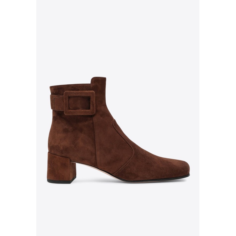 Trs Vivier 45 Booties Suede Ankle Boots Brown wshoeseu_EU 37