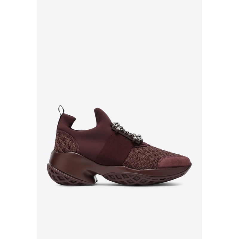 Viv’ Run Sneakers with Crystal-Buckle Purple wshoeseu_EU 36.5