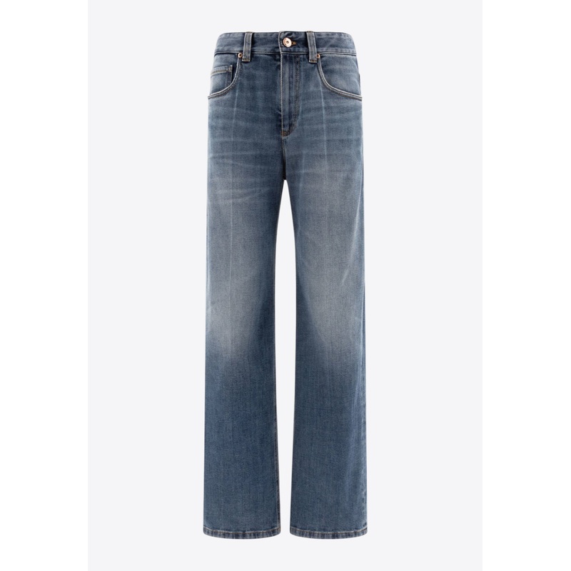 Washed Straight-Leg Jeans Blue wrtwit_IT 38