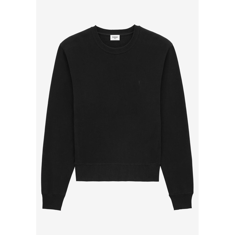 Cassandre Embroidered Sweatshirt Black mrtwstd_S