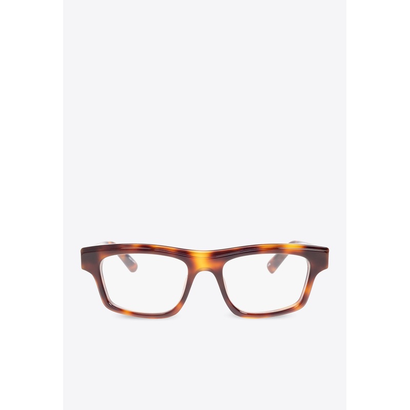 Square Optical Glasses Transparent Onesize