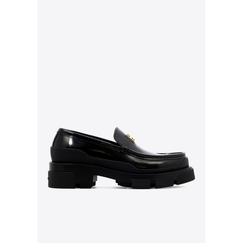 Terra Brushed Leather Loafers Black wshoeseu_EU 39