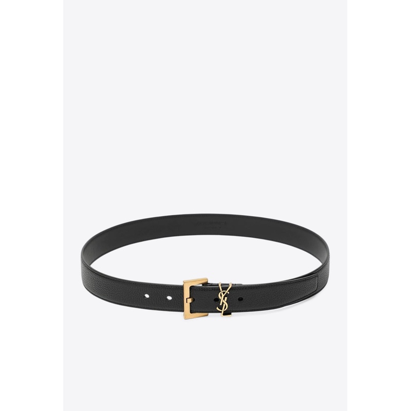 Cassandre Leather Belt Black 75