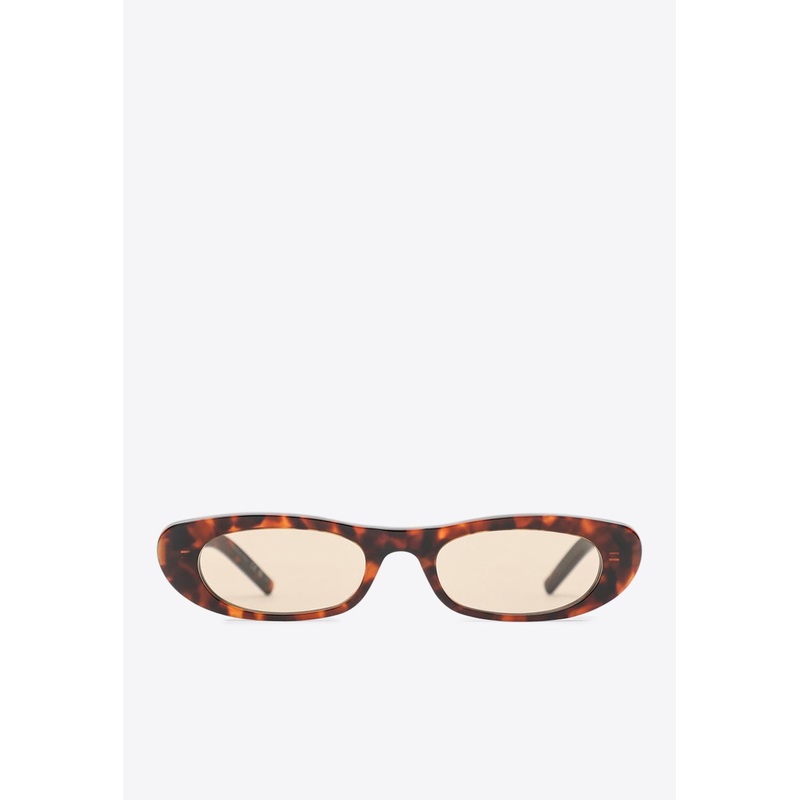 SL 557 Cat-Eye Sunglasses Brown Onesize