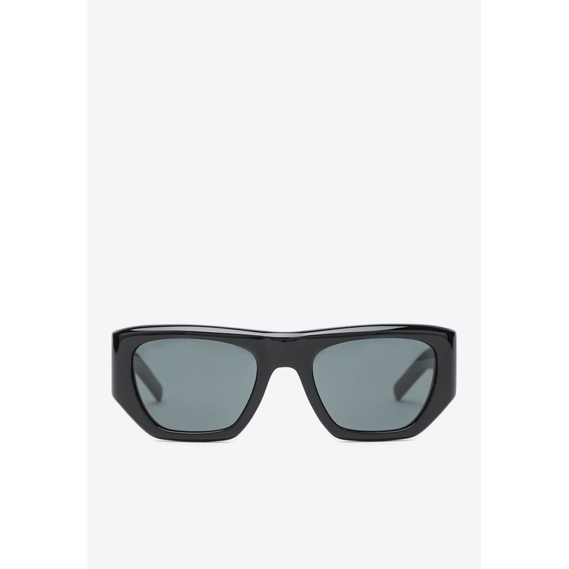 Square-Shaped Logo Sunglasses Gray Onesize