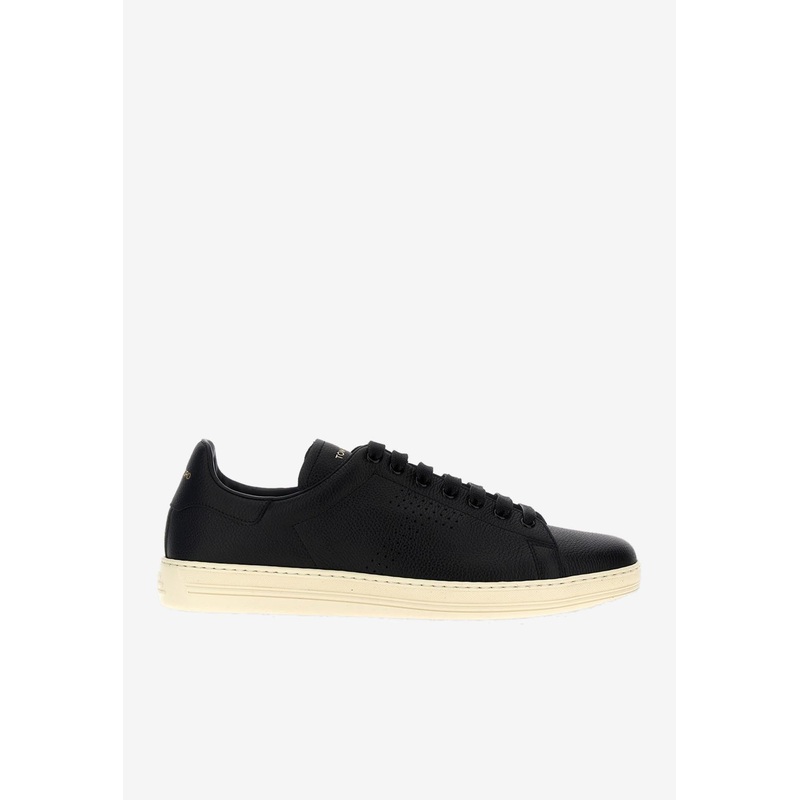 Warwick Leather Low-Top Sneakers Black mshoeseu_EU 39.5