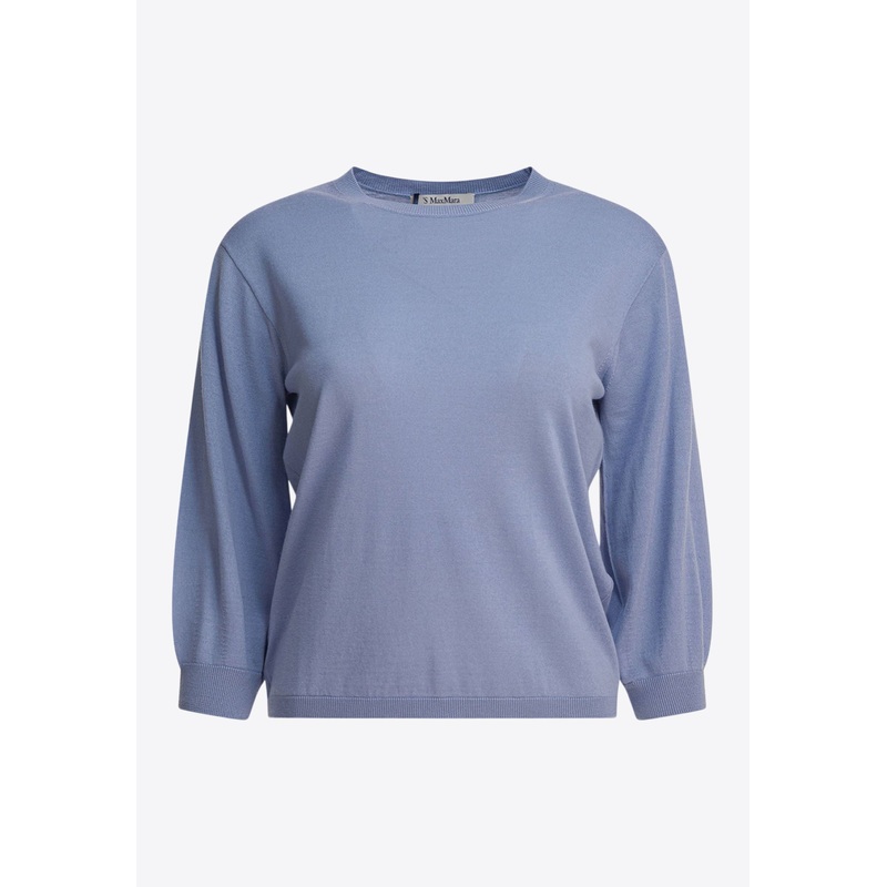 Amico Wool Knit Sweater Blue wrtwstd_XS