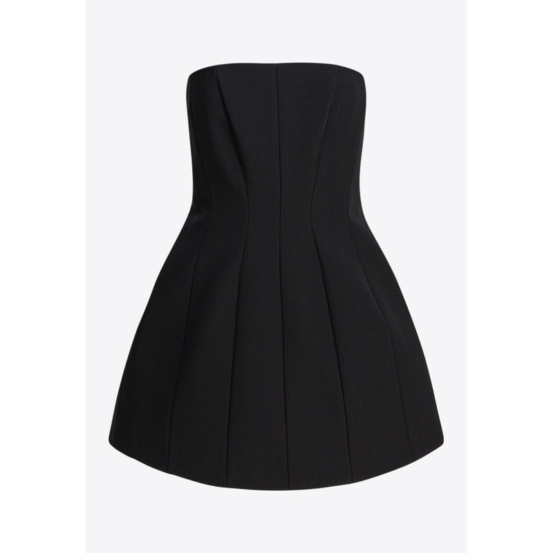 Betel Strapless Mini Bustier Dress Black wrtwit_IT 38