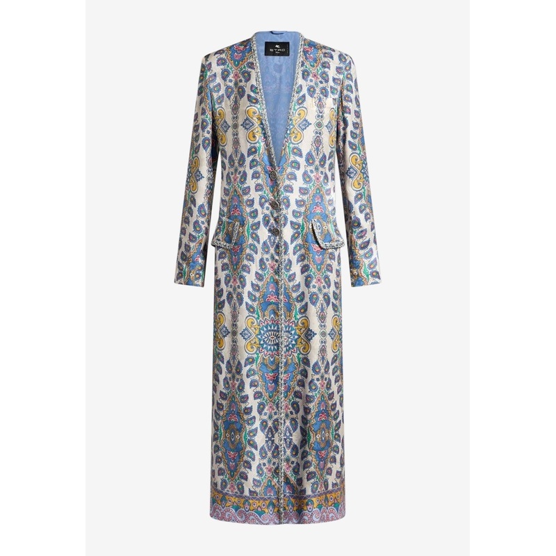 Duster Coat with Pegaso-Buttons Multicolor wrtwit_IT 42