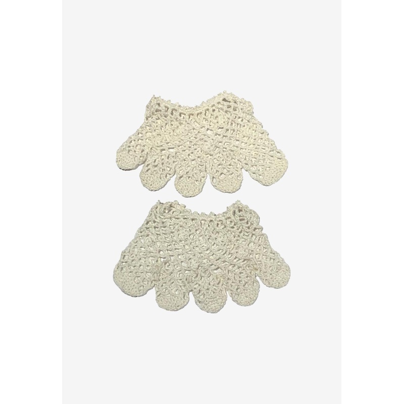 Fishnet Five Fingers Socks White Onesize