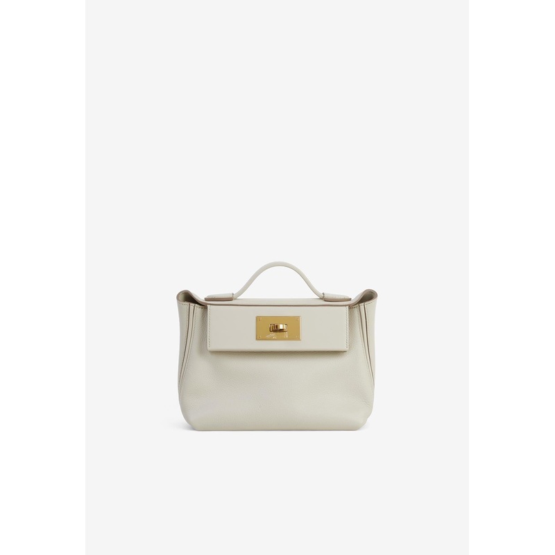 24/24 21 in Beton Swift and Evercolor Leather with Palladium Hardware Beton Onesize