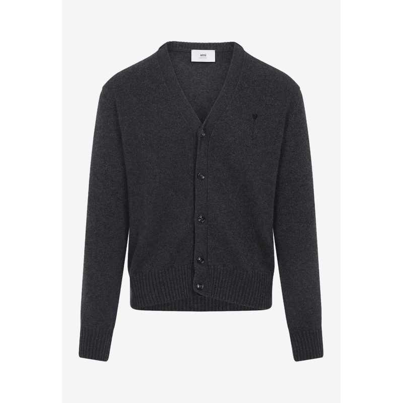 ADC Cardigan in Cashmere and Wool Gray mrtwstd_S