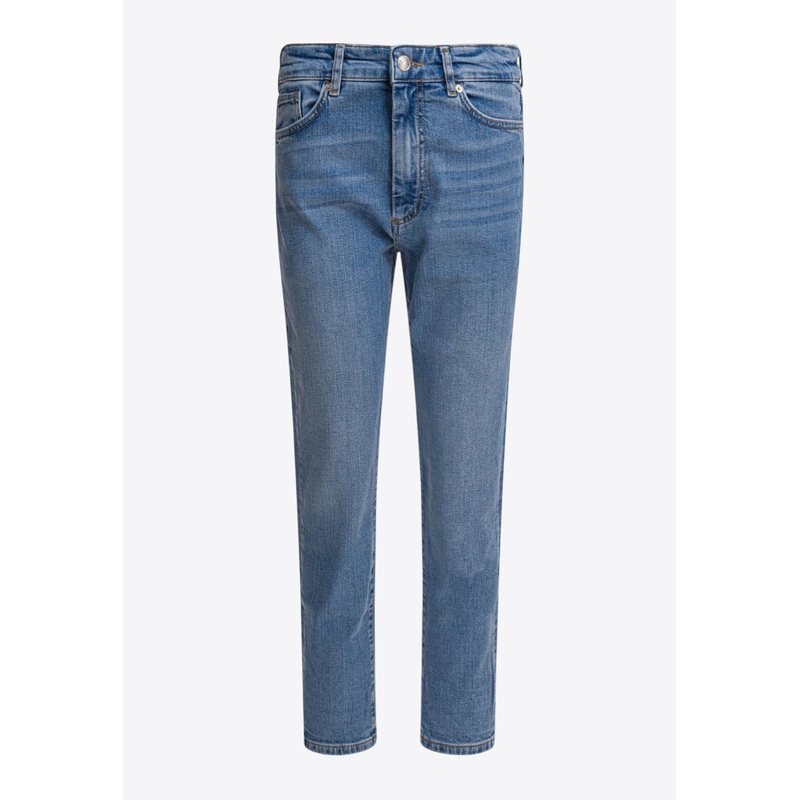 Brian Straight-Leg Cropped Jeans Blue wrtwbottoms_25