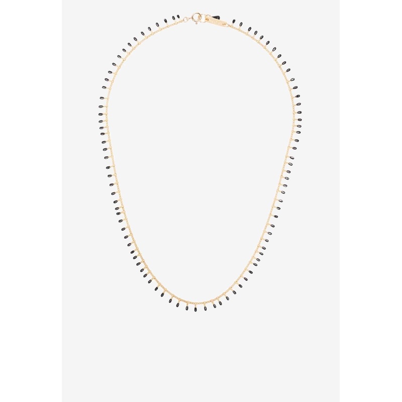 Casablanca Beaded Necklace Black Onesize
