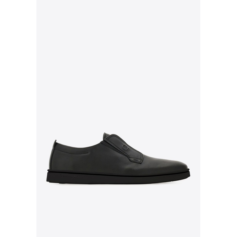 Alfie Leather Slip-On Sneakers Black mshoesus_US 6