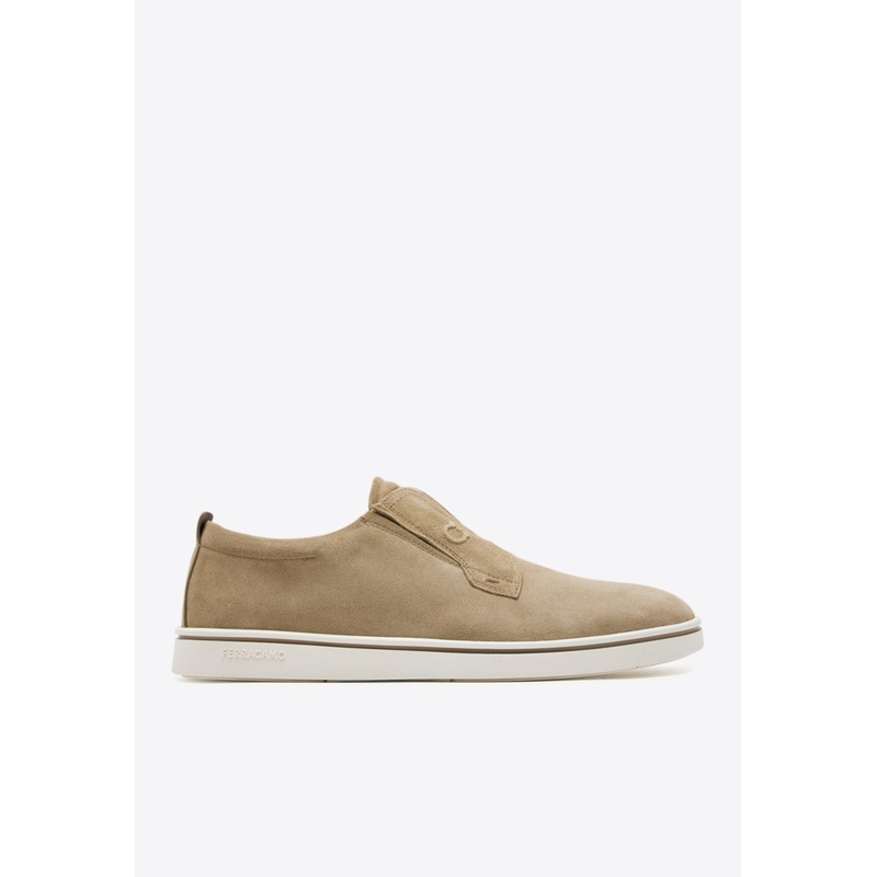 Alfie Suede Slip-On Sneakers Beige mshoesus_US 6