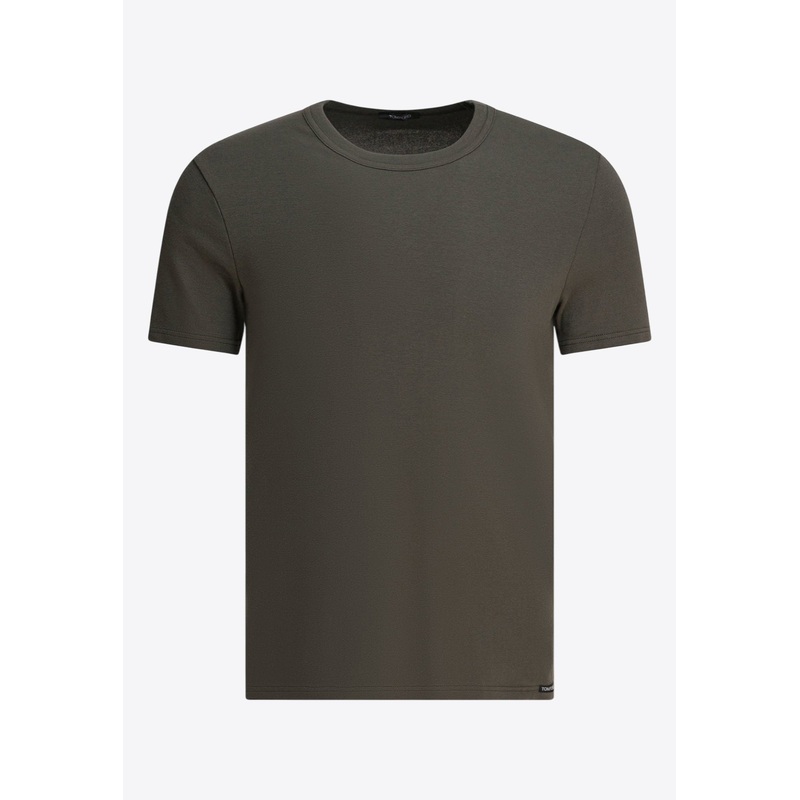 Basic Crewneck T-shirt Green mrtwstd_S