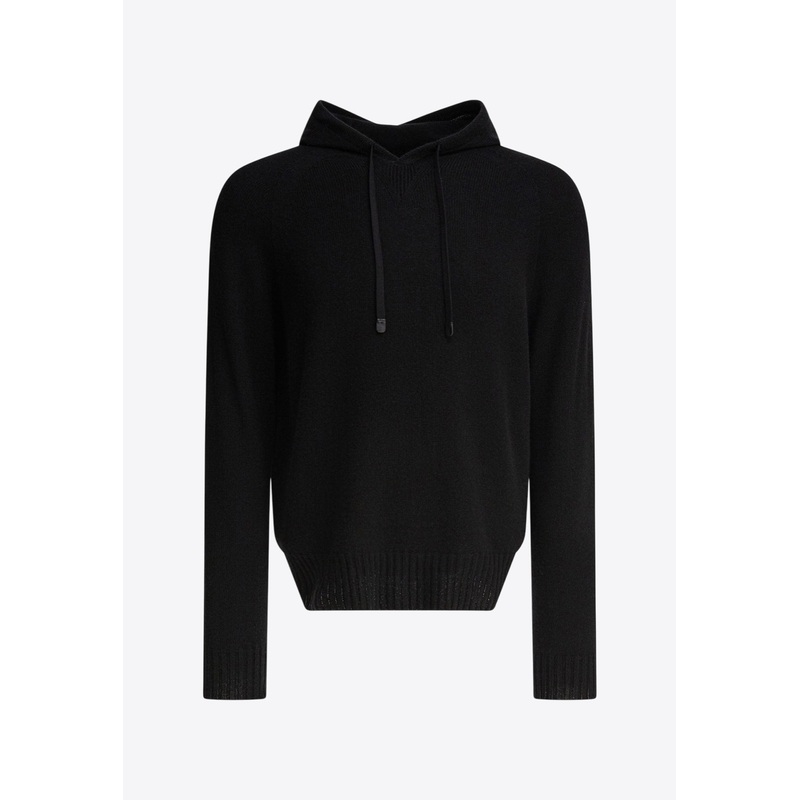 Essential Drawstring Hoodie Black mrtwit_IT 50