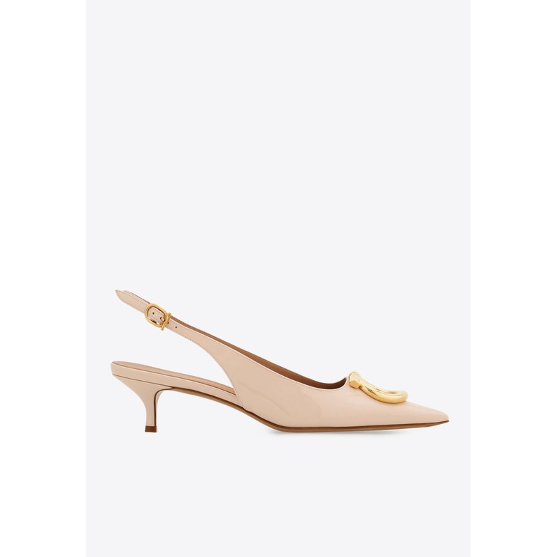 Sara 40 Maxi Gancini Slingback Pumps Pink wshoesus_US 5.5