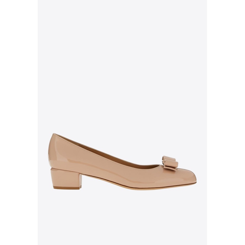 Vara 30 Patent Leather Pumps Beige wshoesus_US 6.5