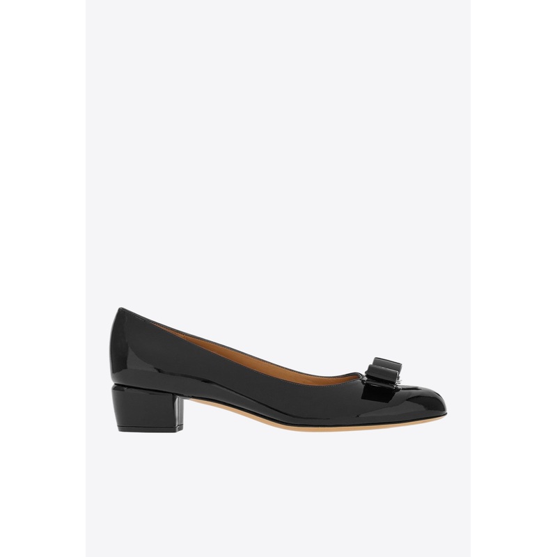 Vara 30 Patent Leather Pumps Black wshoesus_US 6