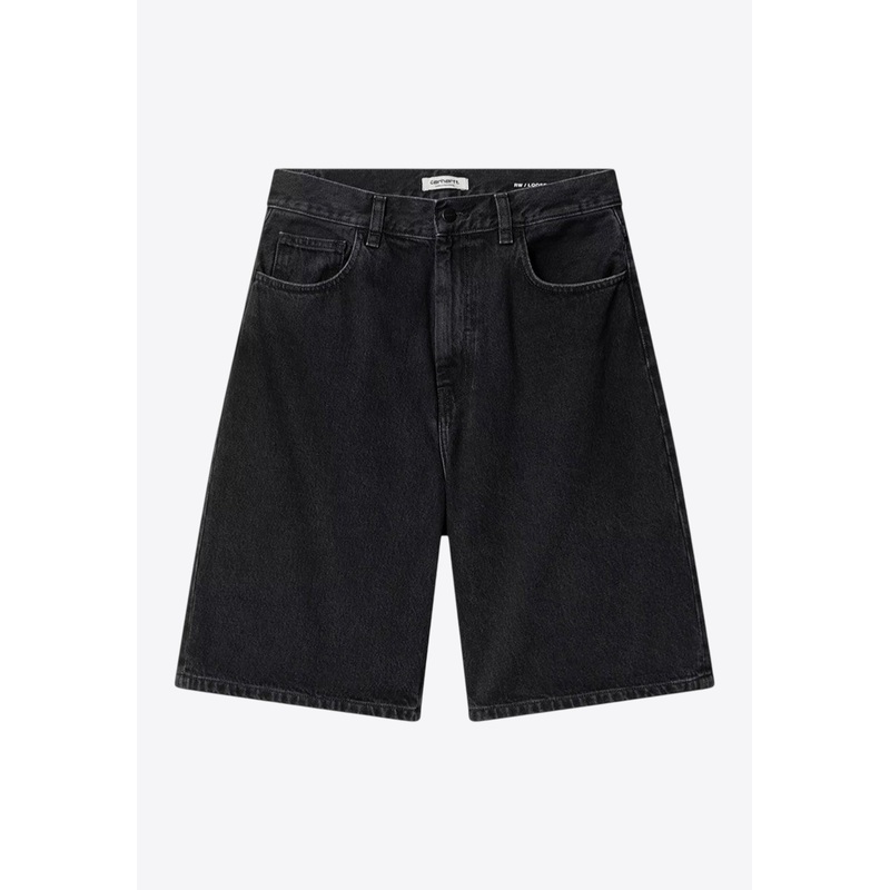 Brandon Washed Denim Shorts Black wrtwstd_XS
