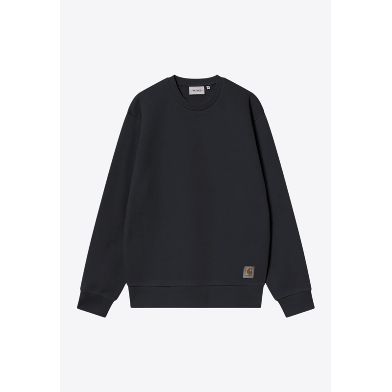 Hudson Logo Washed Sweatshirt Black mrtwstd_S