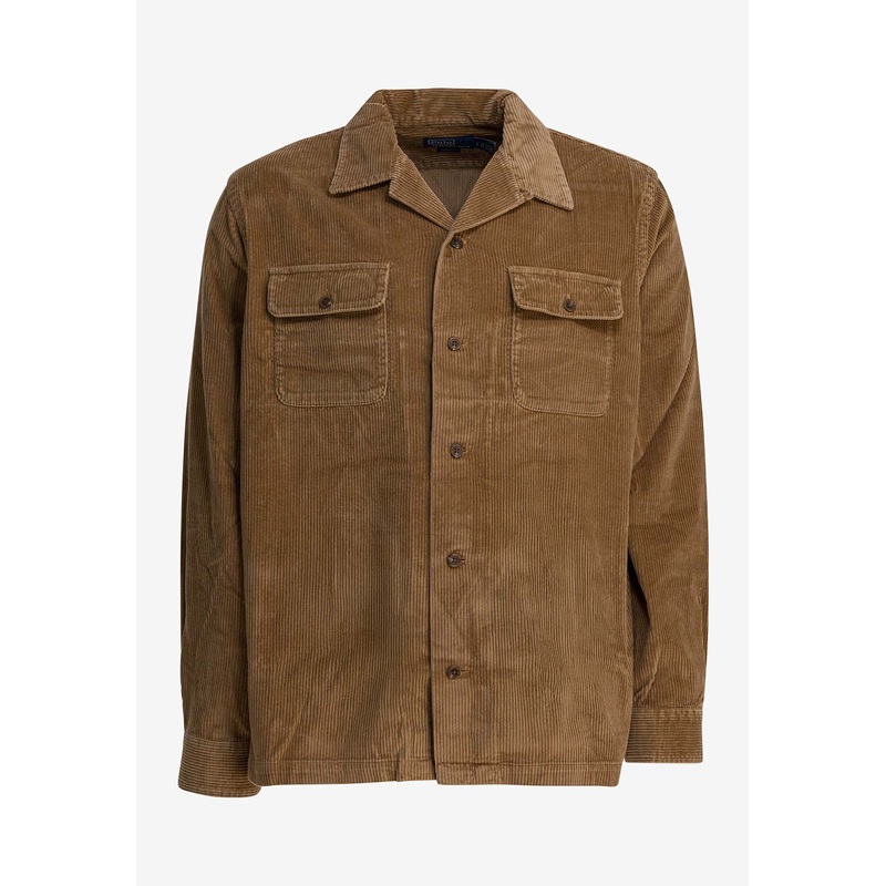 Saharan Wool Buttoned Jacket Brown mrtwstd_S