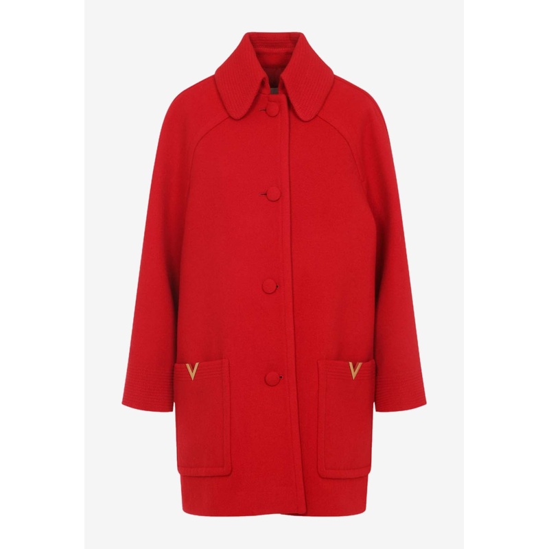 Virgin Wool Coat Red wrtwit_IT 38