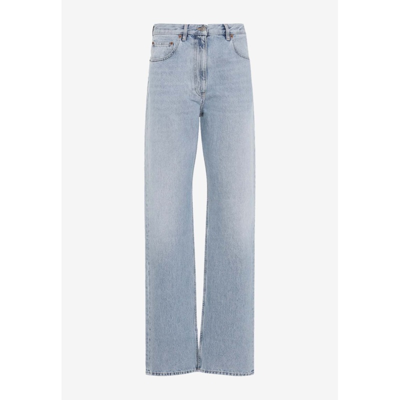 Washed-Out Straight-Leg Jeans Blue wrtwbottoms_25