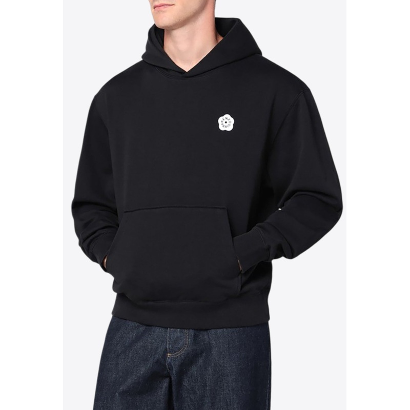 Boke Flower Hooded Sweatshirt Black mrtwstd_S