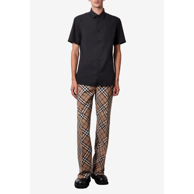 Embroidered EKD Short-Sleeved Shirt Black mrtwstd_XS