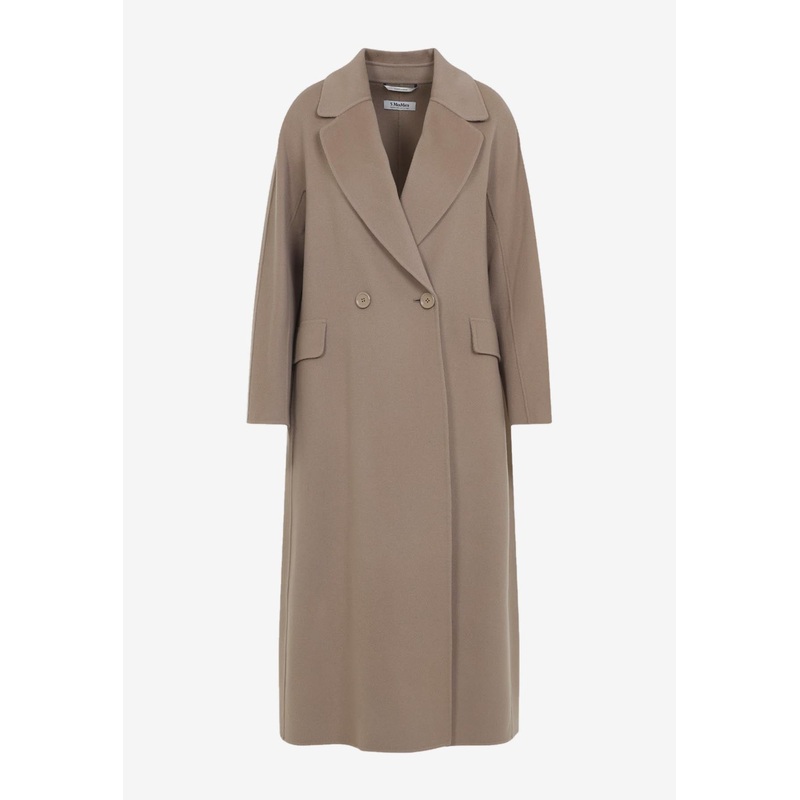 Enzo Double-Breasted Coat Brown wrtwit_IT 36