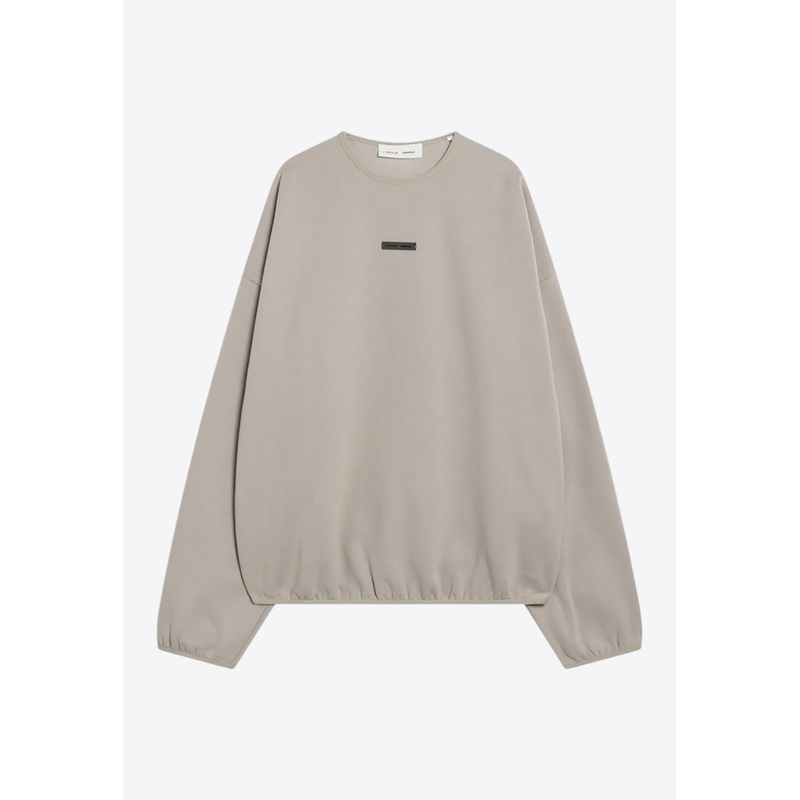 Logo Patch Crewneck Sweatshirt Gray mrtwstd_S