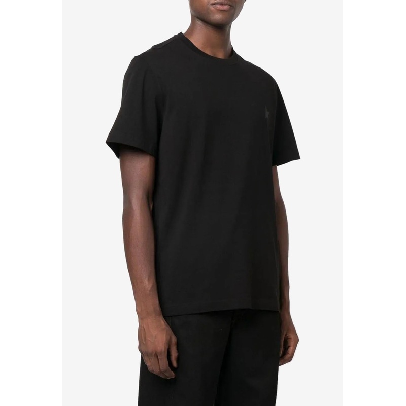 Star Print T-shirt Black mrtwstd_XS